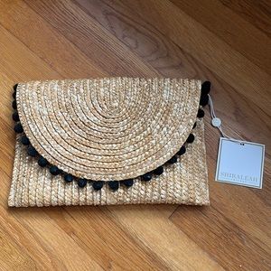 Shiraleah Straw clutch